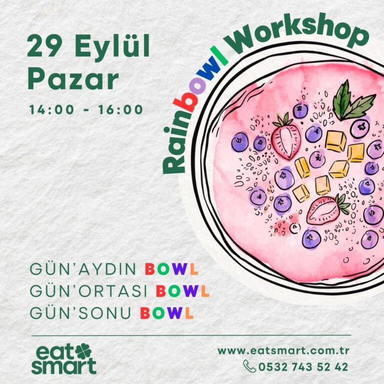 Diyetisyen Duygu İpekçi ile Antalya’da “Rainbowl” Sağlıklı Beslenme ve Bowl Hazırlama Atölyesi